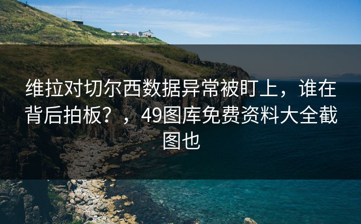 维拉对切尔西数据异常被盯上，谁在背后拍板？，49图库免费资料大全截图也