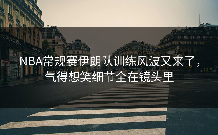 NBA常规赛伊朗队训练风波又来了，气得想笑细节全在镜头里